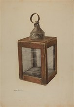Hand Lantern, c. 1938. Creator: Joseph Rothenberg.