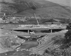 Construction of the M6 Motorway, Tebay, Eden, Cumbria, 29/07/1969. Creator: John Laing plc.