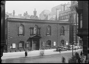 Unitarian Chapel, Cross Street, Manchester, 1940. Creator: George Bernard Wood.