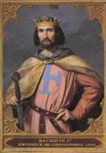 Baldwin I of Constantinople (1171-1205), 1845. Creator: Picot, François-Édouard (1786-1868).