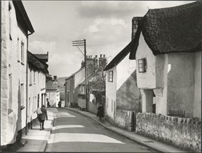 Lower Street, Chagford, West Devon, Devon, 1930s. Creator: J Dixon Scott.