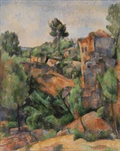 Bibémus Quarry (Carrière de Bibémus) , c. 1895. Creator: Cézanne, Paul (1839-1906).