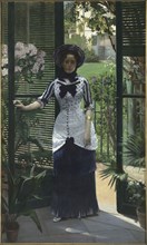 Dans la serre (In the Greenhouse), ca 1881. Creator: Bartholomé, Albert (1848-1928).