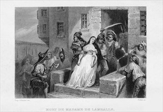 Death of Madame de Lamballe, 1834-1836. Creator: Johannot, Tony (1803-1852).