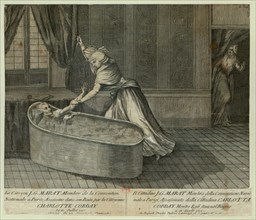 Death of Marat, c. 1793. Creator: Anonymous.