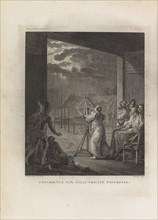 Experiment on natural electricity, Early 1760s. Creator: Moreau the Younger, Jean Michel, the Younger (1741-1814).