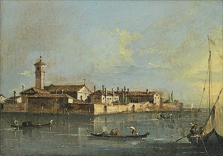 Isola del Lazzaretto Vecchio, Second Half of the 18th cen. Creator: Guardi, Francesco (1712-1793).