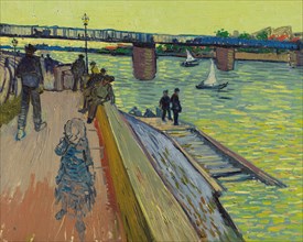 Le pont de Trinquetaille , 1888. Creator: Gogh, Vincent, van (1853-1890).