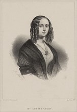 Louise Colet, 1843. Creator: Alophe, Marie-Alexandre Menut (1812-1883).
