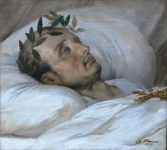 Napoleon on his deathbed, May 5, 1821, 1821. Creator: Vernet, Horace (1789-1863).