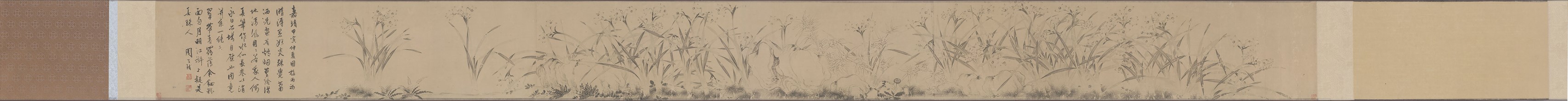 Narcissus Scroll. Creator: Zhou Tianqiu (1514-1595).