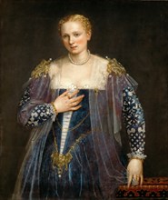 Portrait of a Venetian woman (La Bella Nani), c. 1560. Creator: Veronese, Paolo (1528-1588).