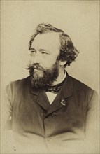Portrait of Adolphe Sax (1814-1894), ca 1860. Creator: Clarkington, Charles (1826-1861).