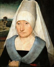 Portrait of an Old Woman, ca 1470-1475. Creator: Memling, Hans (1433/40-1494).