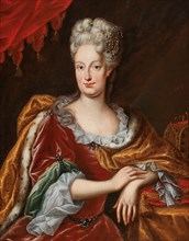 Portrait of Elisabeth Christine of Brunswick-Wolfenbüttel (1691-1750).., 1st half of 18th cent. Creator: Stampart, Frans van (1675-1750).