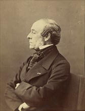 Portrait of Ernest Legouvé (1807-1903), 1861-1869. Creator: Nadar, Gaspard-Félix (1820-1910).