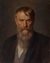 Portrait of Franz von Lenbach (1836-1904), 1907. Creator: Defregger, Franz, von (1835-1921).