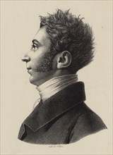 Portrait of Franz Xavier Wolfgang Mozart (1791-1844), 1820s. Creator: Le Villain, François (active 1820s-1830s).
