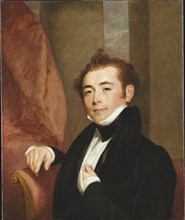 Portrait of George Brown, father of the painter John Lewis-Brown, 1825. Creator: Stuart, Gilbert (1755-1828).