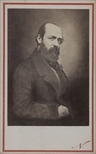 Portrait of Henri Murger (1822-1861), 1861. Creator: Photo studio Nadar.