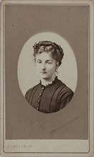 Portrait of Jane Dieulafoy (1851-1916), c. 1880. Creator: Delon, Eugène (1823-1894).