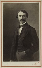 Portrait of Jean-Léon Gérôme (1824-1904), c. 1870. Creator: Photo studio Nadar.