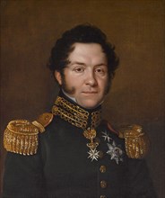 Portrait of Jean-Noé-Godefroy de Polier-Vernand (1782-1833) , 1823. Creator: Stirnbrand, Franz Seraph (ca 1788-1882).