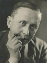 Portrait of Karel Capek (1890-1938), c. 1930. Creator: Anonymous.