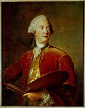 Portrait of Louis Tocqué (1696-1772), 1739. Creator: Nattier, Jean-Marc (1685-1766).