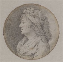 Portrait of Marie Louise of Savoy (1749-1792), Princess of Lamballe. Creator: Anonymous.