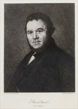 Portrait of Marie-Henri Beyle, dit Stendhal (1783-1842) in 1840 . Creator: Bérengier, Henri (1880-1943).