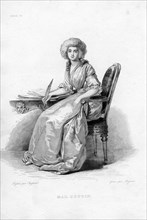 Portrait of Sophie Cottin (1770-1807). Creator: Migneret, Adrien Jacques Antoine (1786-1840).