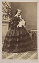 Portrait of the ballerina Marie Taglioni (1804-1884), 1862. Creator: Disdéri, André Adolphe-Eugène (1819-1889).