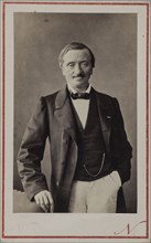 Portrait of the composer Antoine Elwart (1808-1877), ca 1860. Creator: Photo studio Nadar.