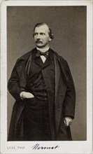 Portrait of the Composer Auguste Mermet (1810-1889). Creator: Legé, Georges-Mathurin (active 1860-1880).