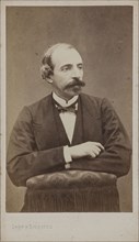 Portrait of the Composer Émile Jonas (1827-1905). Creator: Photo studio Legé & Bergeron.
