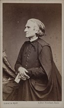 Portrait of the Composer Franz Liszt (1811-1886). Creator: Hanfstaengl, Erwin (1837-1905).