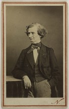 Portrait of the composer Hector Berlioz (1803-1869), ca 1860. Creator: Photo studio Nadar.