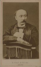 Portrait of the composer Luigi Arditi (1822-1903), 1880. Creator: Anonymous.