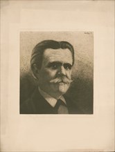 Portrait of the composer Vincent d'Indy (1851-1931), 1910. Creator: Bern-Klene (Klene), Bernardus Henricus (1870-1930).