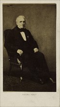 Portrait of the dramatist and librettist Eugène Scribe (1791-1861) , 1860-1861. Creator: Photo studio Paul Émile Pesme.