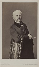Portrait of the painter Henri Lehmann (1814-1882), ca 1860. Creator: Bingham, Robert Jefferson (1824-1870).