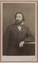 Portrait of the pianist and composer Émile Prudent (1817-1863), ca 1860. Creator: Photo studio Nadar.