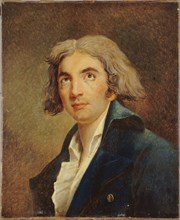 Portrait of the poet André Chénier (1762-1794) , c. 1795. Creator: Anonymous.