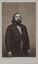 Portrait of the poet Théophile Gautier (1811-1872), 1872. Creator: Barenne, Charles Amédée (1835-1913).