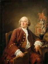 Portrait of the sculptor Edmé Bouchardon (1698-1762) , 1758. Creator: Drouais, François-Hubert (1727-1775).