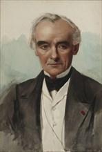 Portrait of the writer Prosper Mérimée (1803-1870), 1869. Creator: Bonaparte, Mathilde (1820-1904).