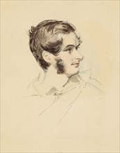 Portrait of the writer Prosper Mérimée (1803-1870), c. 1850. Creator: Rochard, Simon-Jacques (1788-1872).