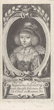 Princess Magdalene Sibylle of Saxony (1617-1668), Duchess of Saxe-Altenburg, c. 1647-1648. Creator: Passe, Simon van de (um 1595-1647).