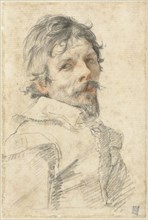 Self-Portrait, c. 1640. Creator: Mellan, Claude (1598-1688).